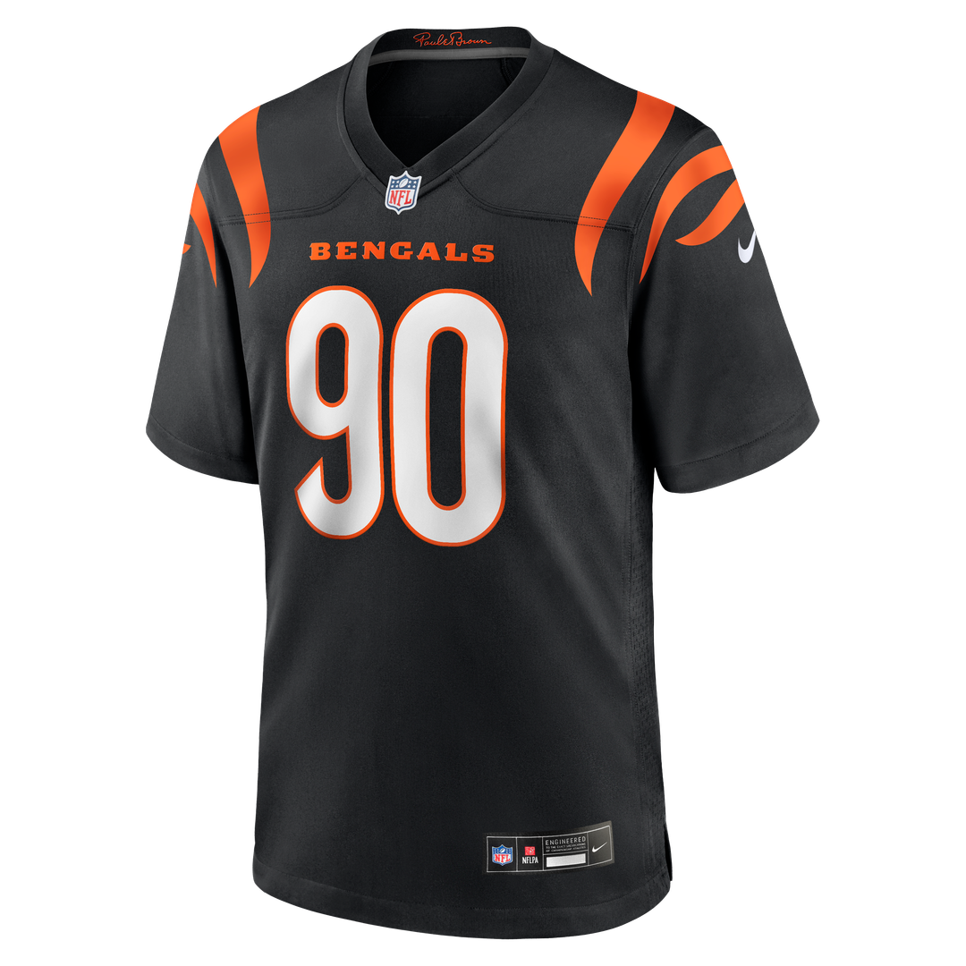 Owen Carney Cincinnati Bengals Home Game Player Jersey - Black