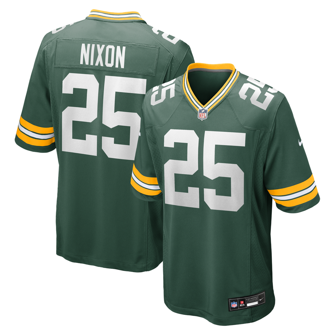 Keisean Nixon Green Bay Packers Game Player Jersey - Green
