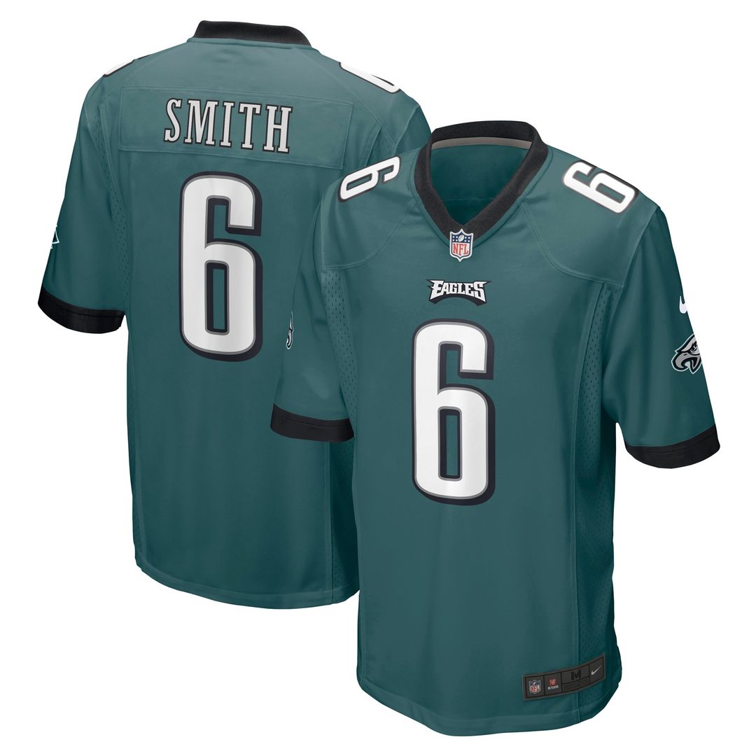 DeVonta Smith Philadelphia Eagles Team Game Jersey - Midnight Green