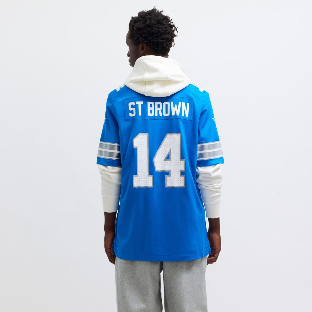 Amon-Ra St. Brown Detroit Lions Game Jersey - White