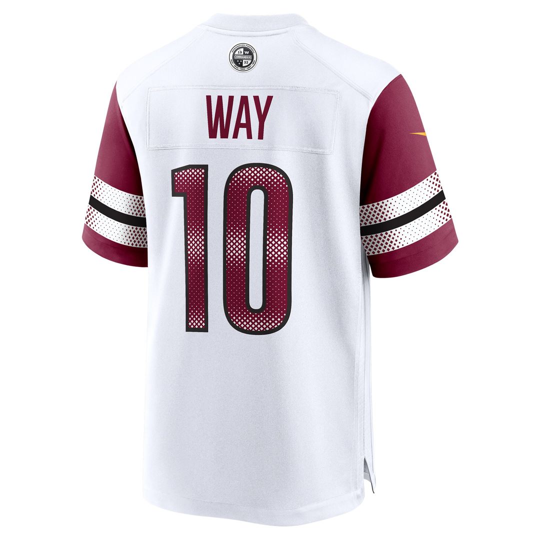 Tress Way Washington Commanders Game Jersey - White