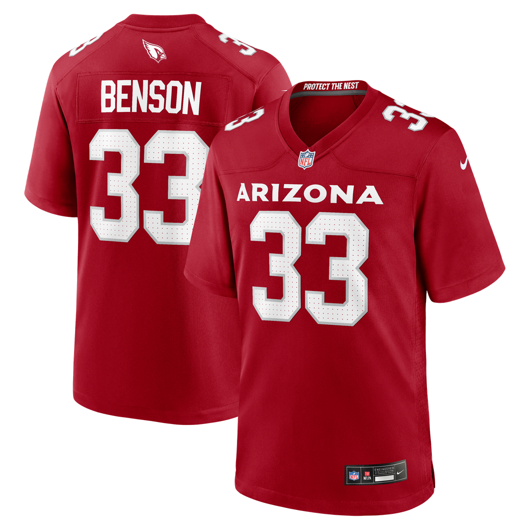 Trey Benson Arizona Cardinals Team Game Jersey - Cardinal