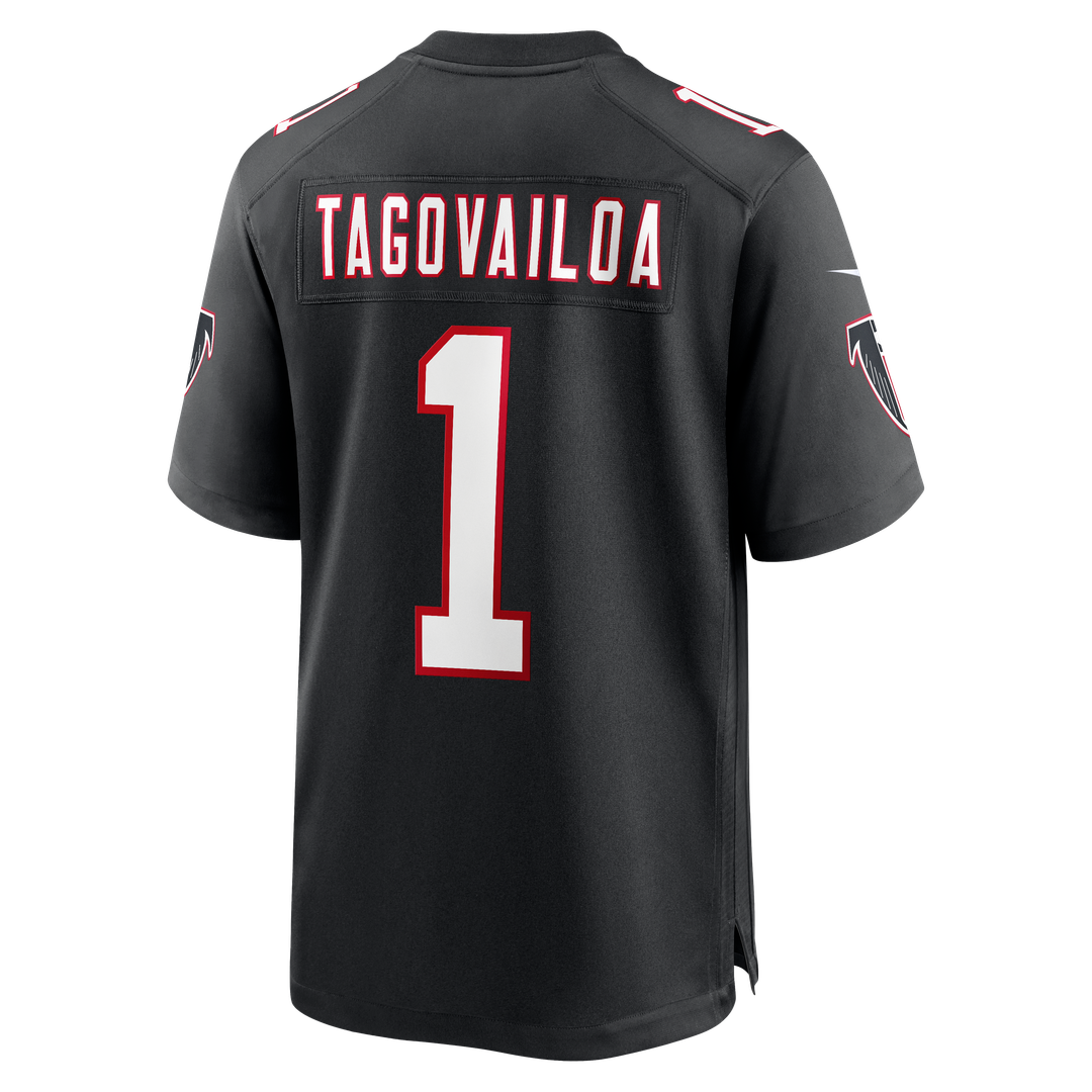 Tua Tagovailoa Atlanta Falcons Alternate Game Jersey - Black