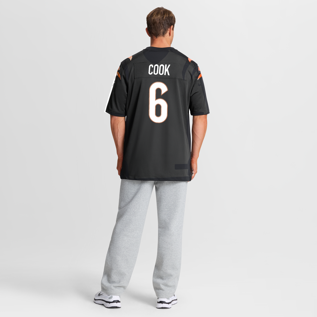 Bryan Cook Cincinnati Bengals Team Game Jersey - Black
