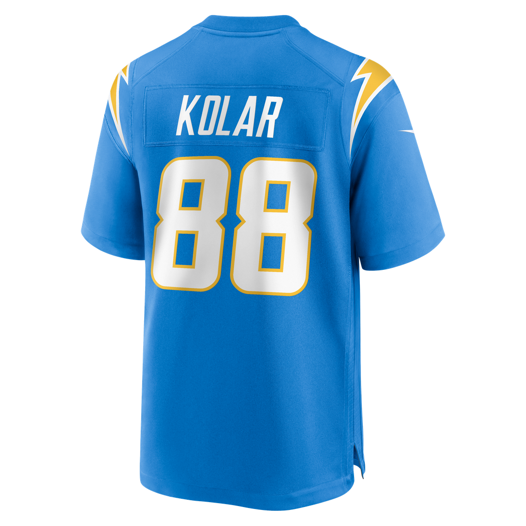 Charlie Kolar Los Angeles Chargers Team Game Jersey - Powder Blue