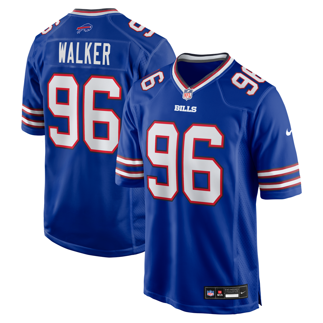 Deone Walker Buffalo Bills Team Game Jersey - Royal