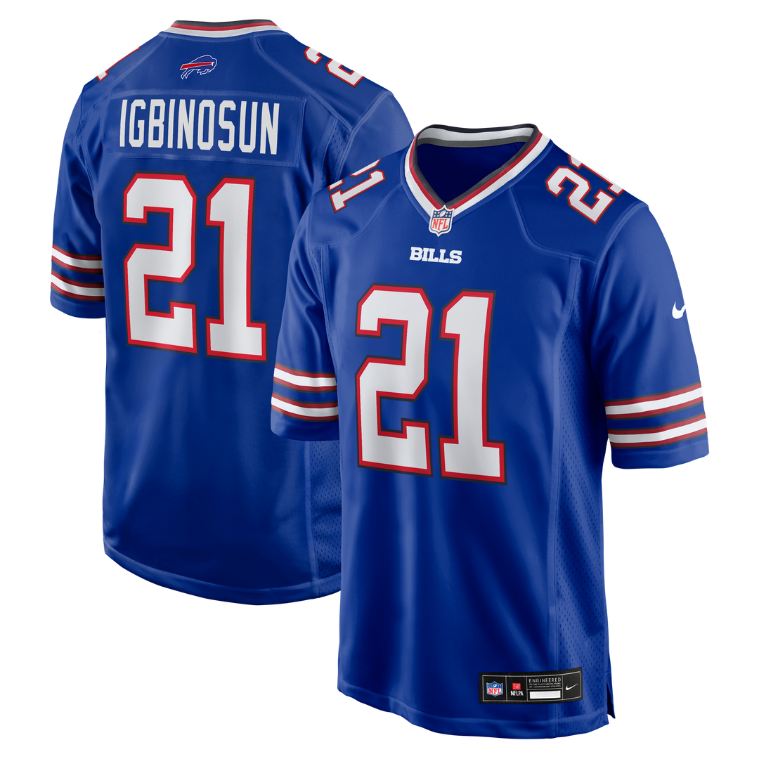 Davison Igbinosun Buffalo Bills Team Game Jersey - Royal