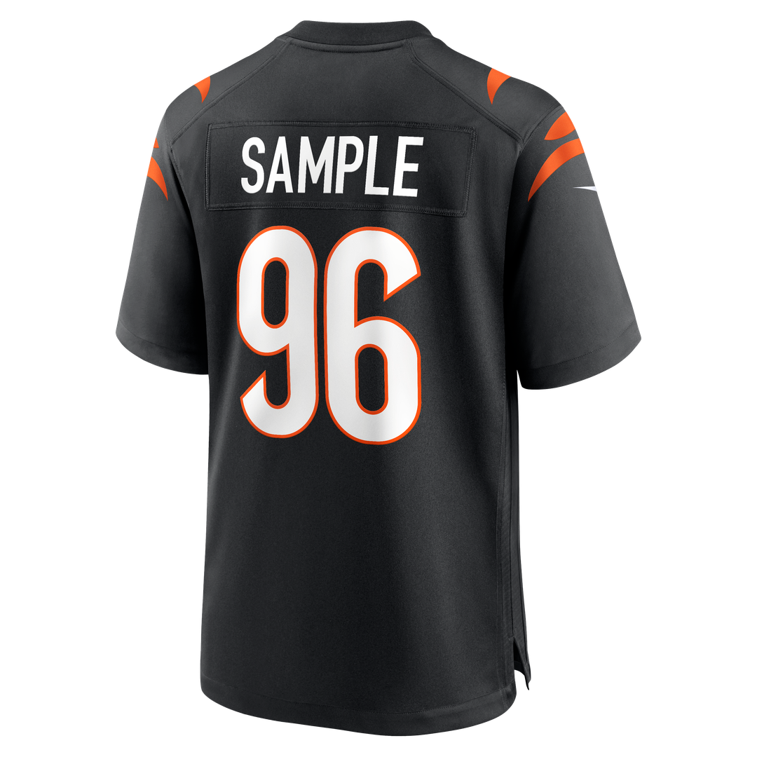 Cam Sample Cincinnati Bengals Game Jersey - Black