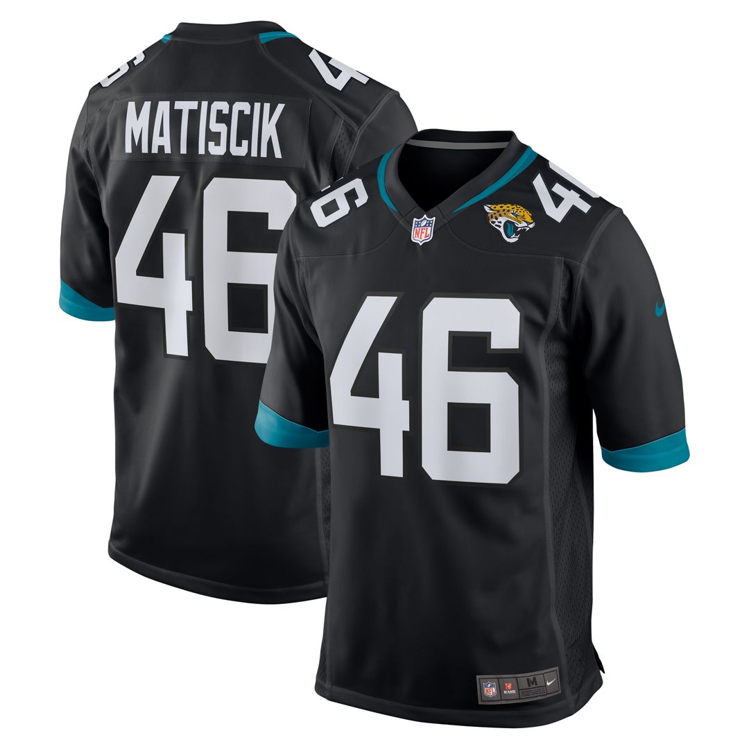 Ross Matiscik Jacksonville Jaguars Alternate Game Jersey - Black