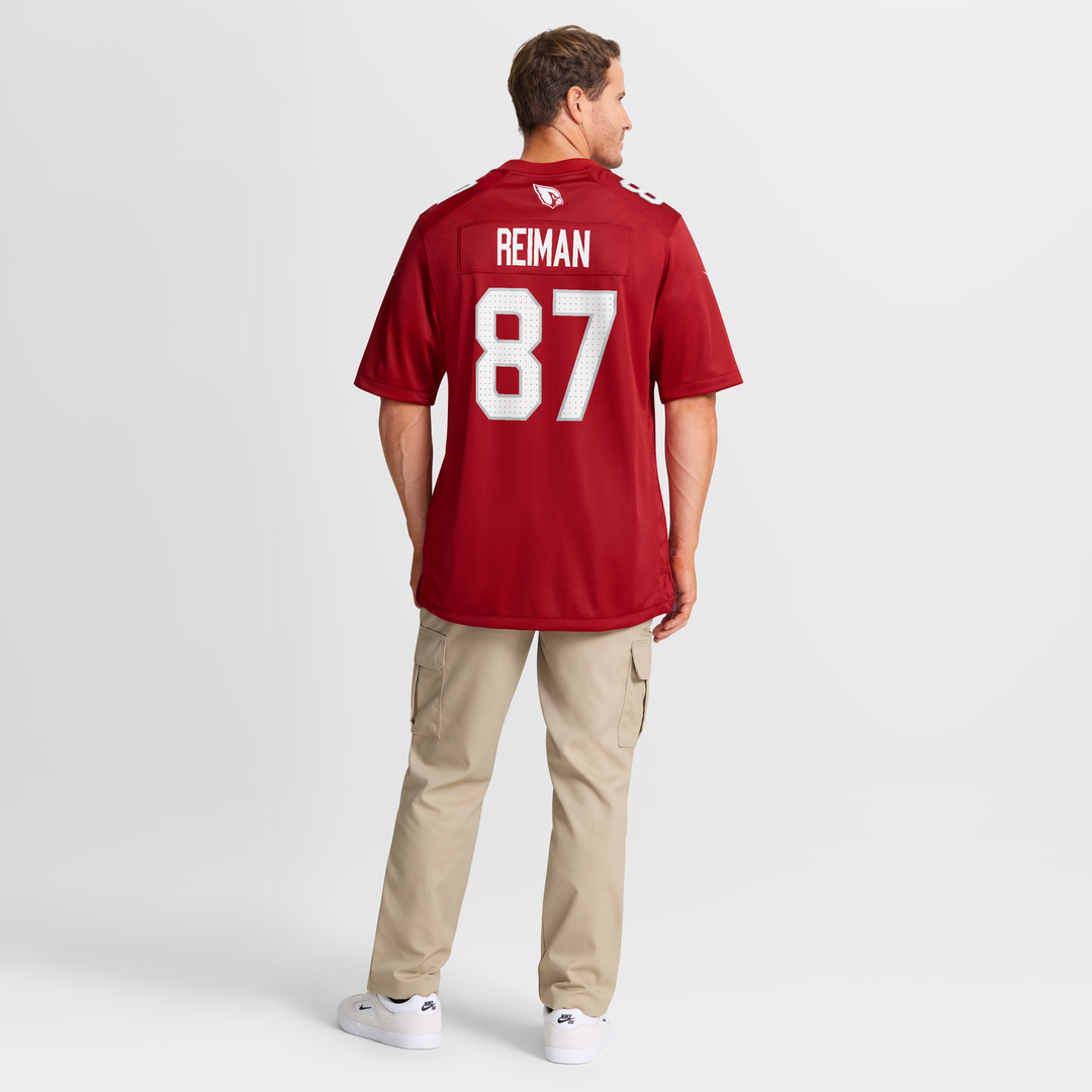 Tip Reiman Arizona Cardinals Team Game Jersey - Cardinal