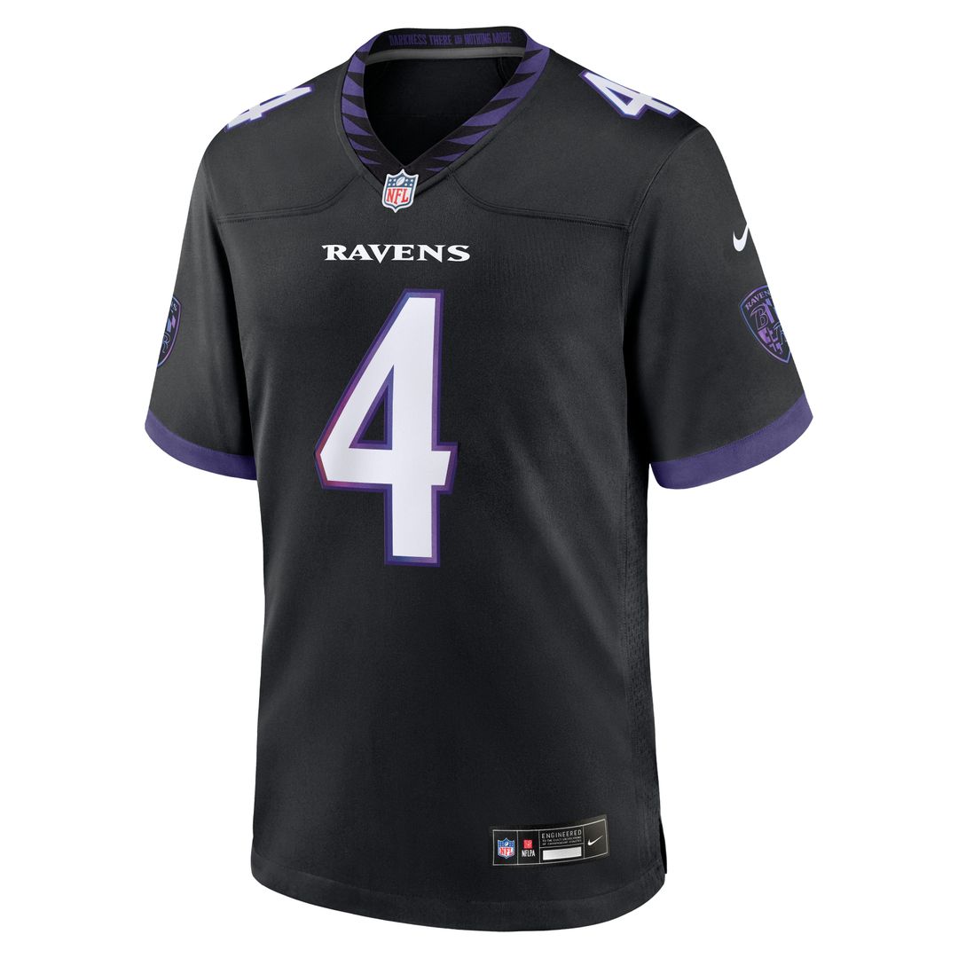 Zay Flowers Baltimore Ravens Game Jersey - White