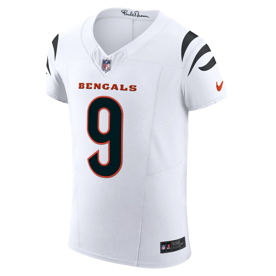 Joe Burrow Cincinnati Bengals Vapor F.U.S.E. Elite Jersey - White