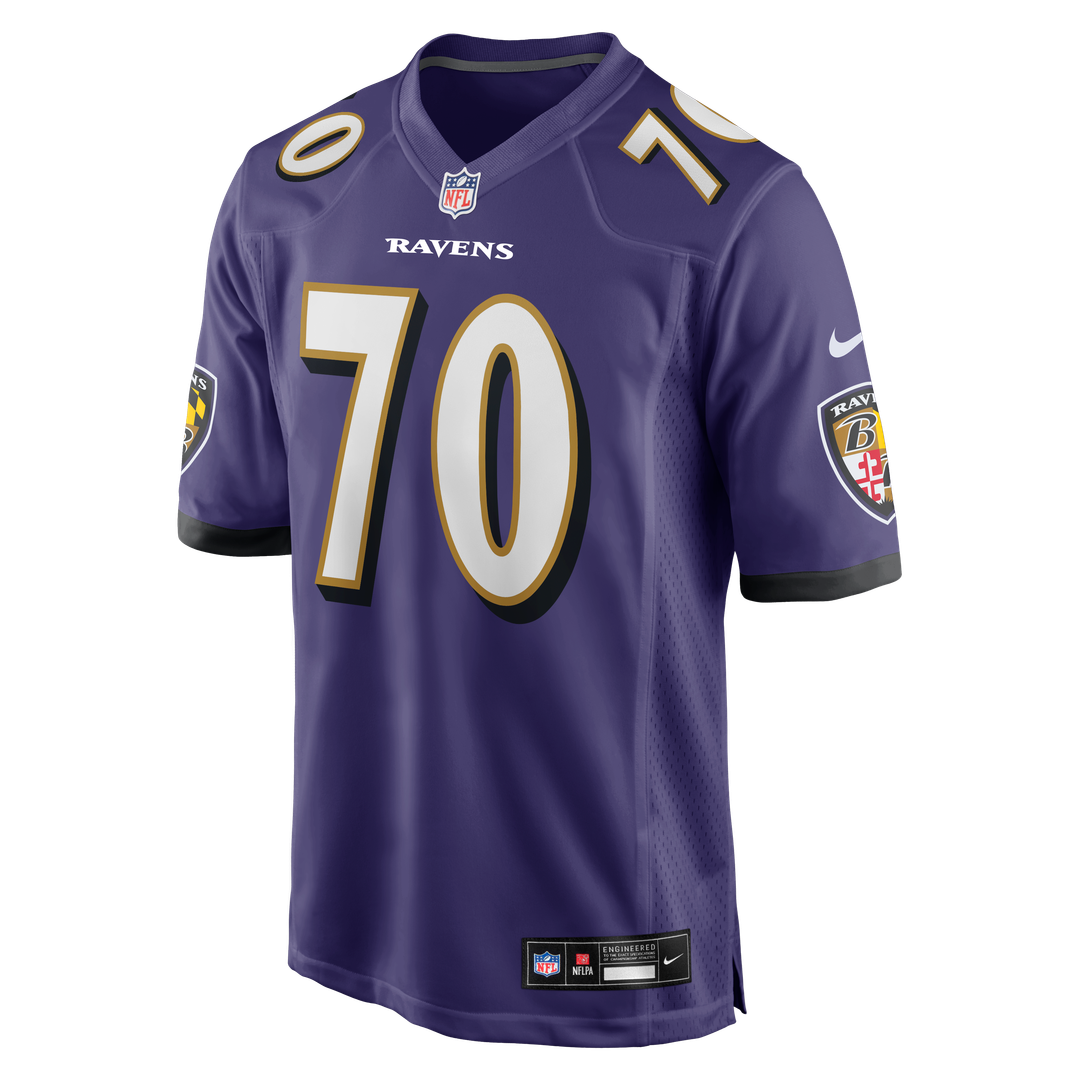 Roger Rosengarten Baltimore Ravens Team Game Jersey - Purple