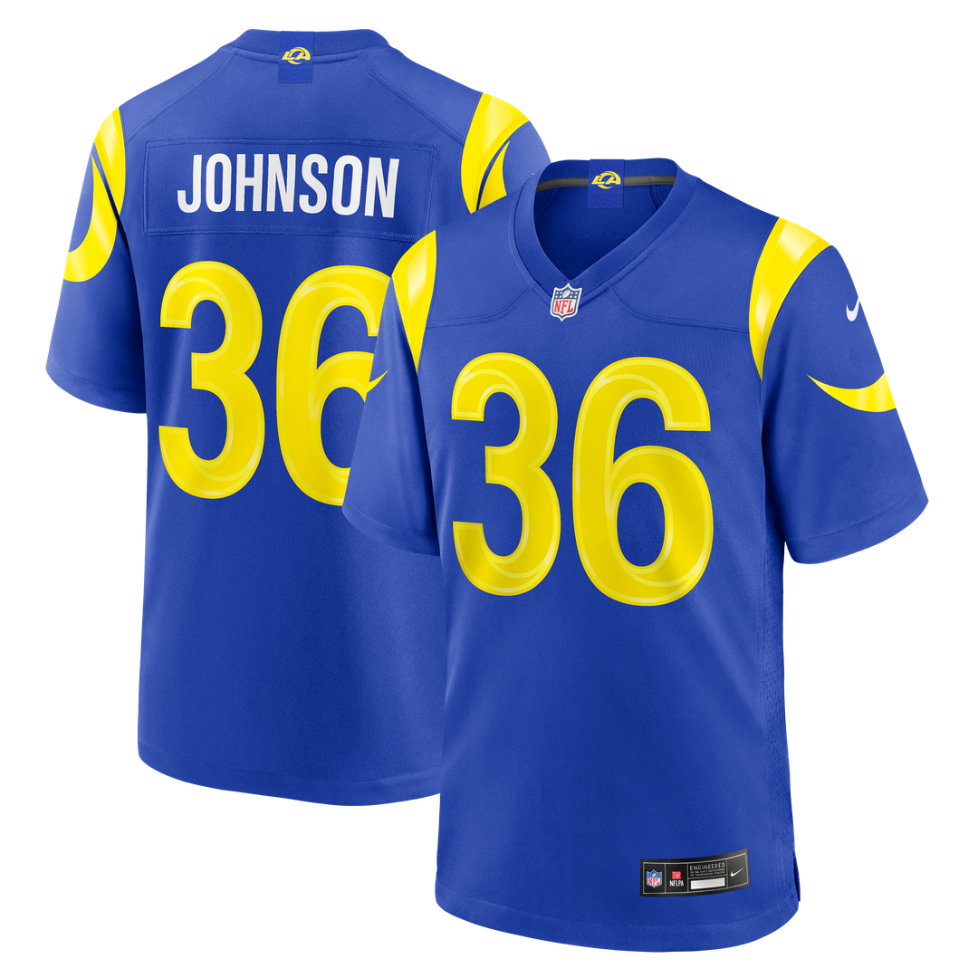 Alex Johnson Los Angeles Rams Team Game Jersey - Royal