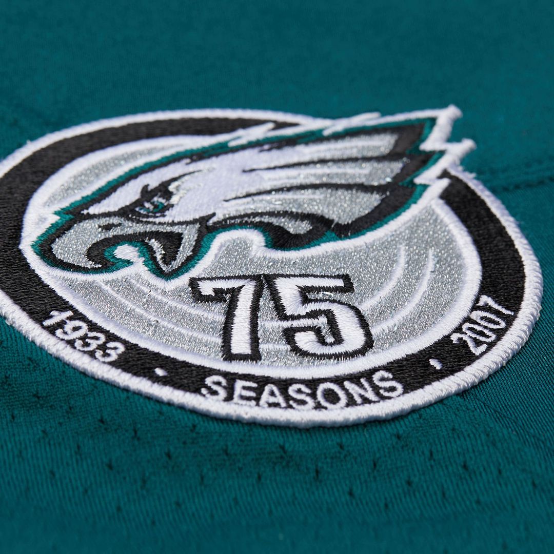 Brian Dawkins Philadelphia Eagles 2007 Authentic Throwback Retired Player Jersey - Green