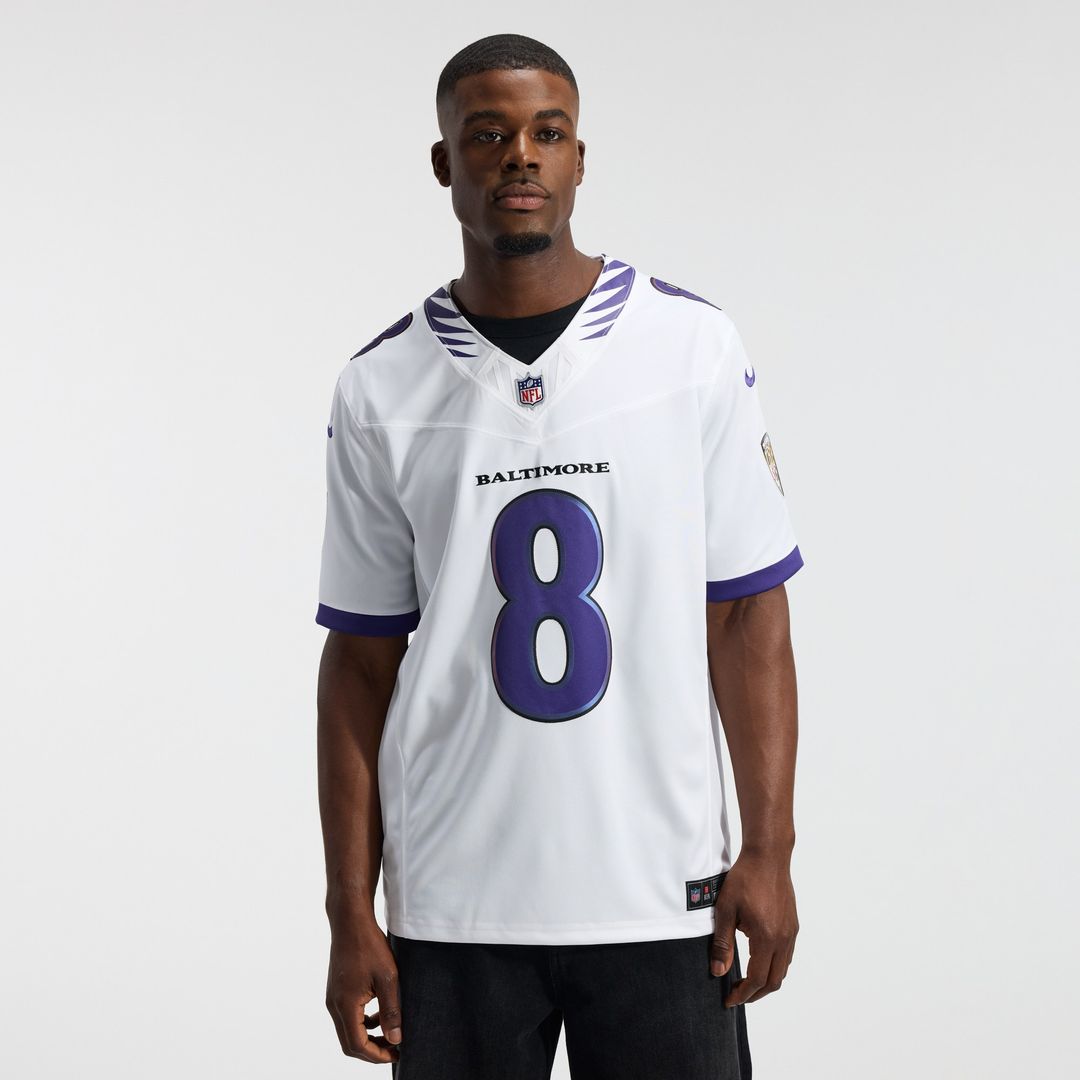 Lamar Jackson Baltimore Ravens Vapor F.U.S.E. Stitched Limited Jersey - White