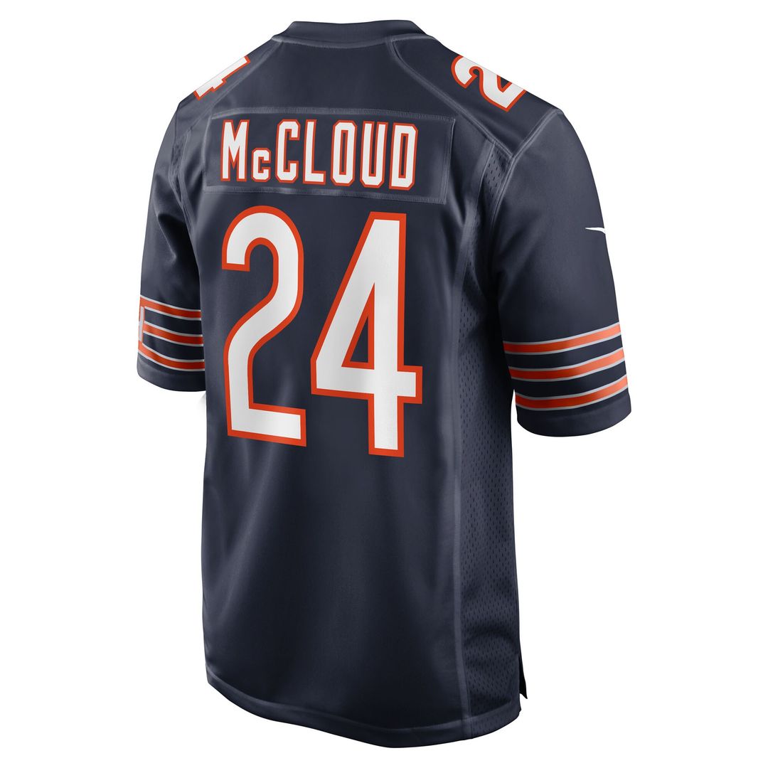 Nick McCloud Chicago Bears Team Game Jersey - Navy