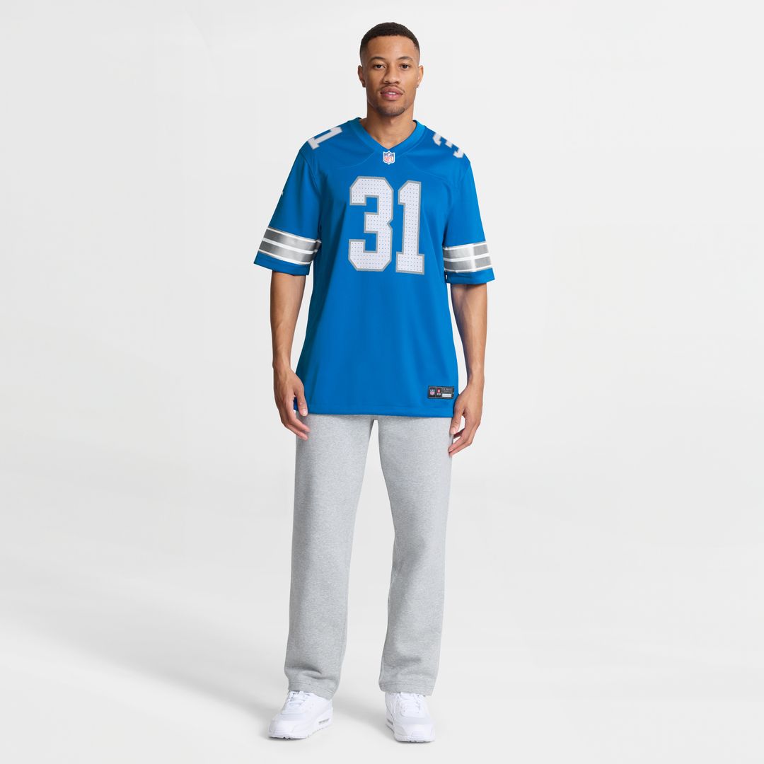 Kerby Joseph Detroit Lions Team Game Jersey - Blue
