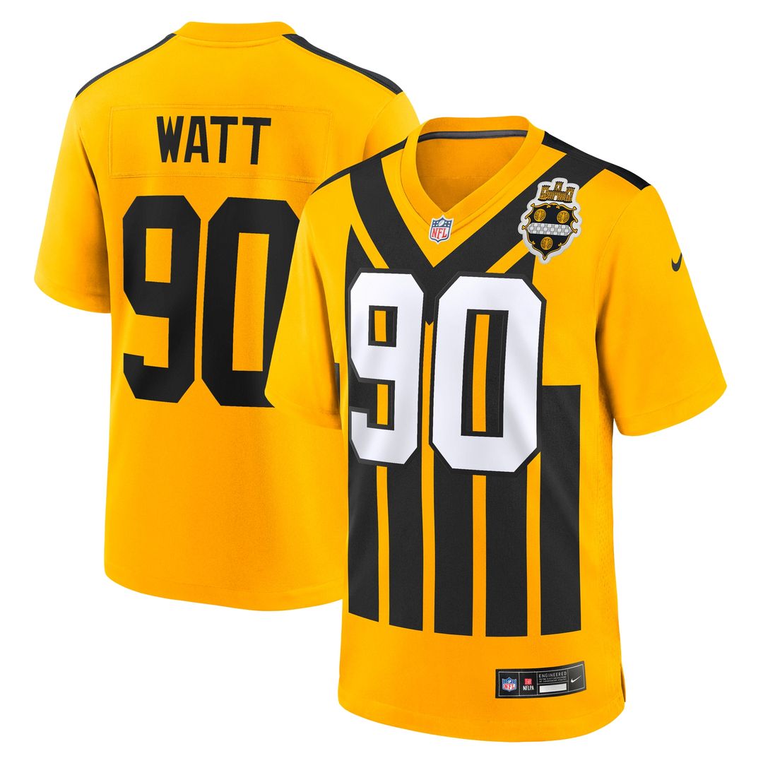T.J. Watt Pittsburgh Steelers Game Jersey - Black