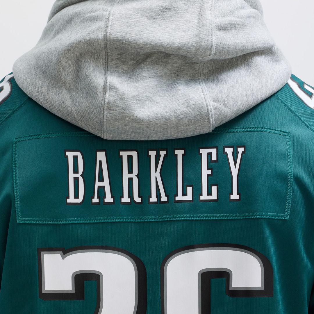 Saquon Barkley Philadelphia Eagles Game Player Jersey - Midnight Green