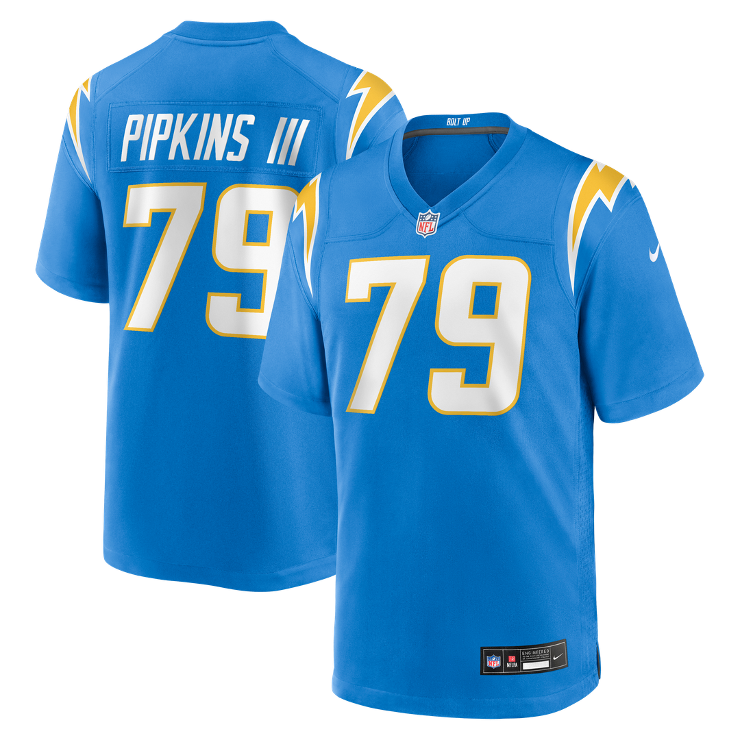 Trey Pipkins III Los Angeles Chargers Game Jersey - Powder Blue