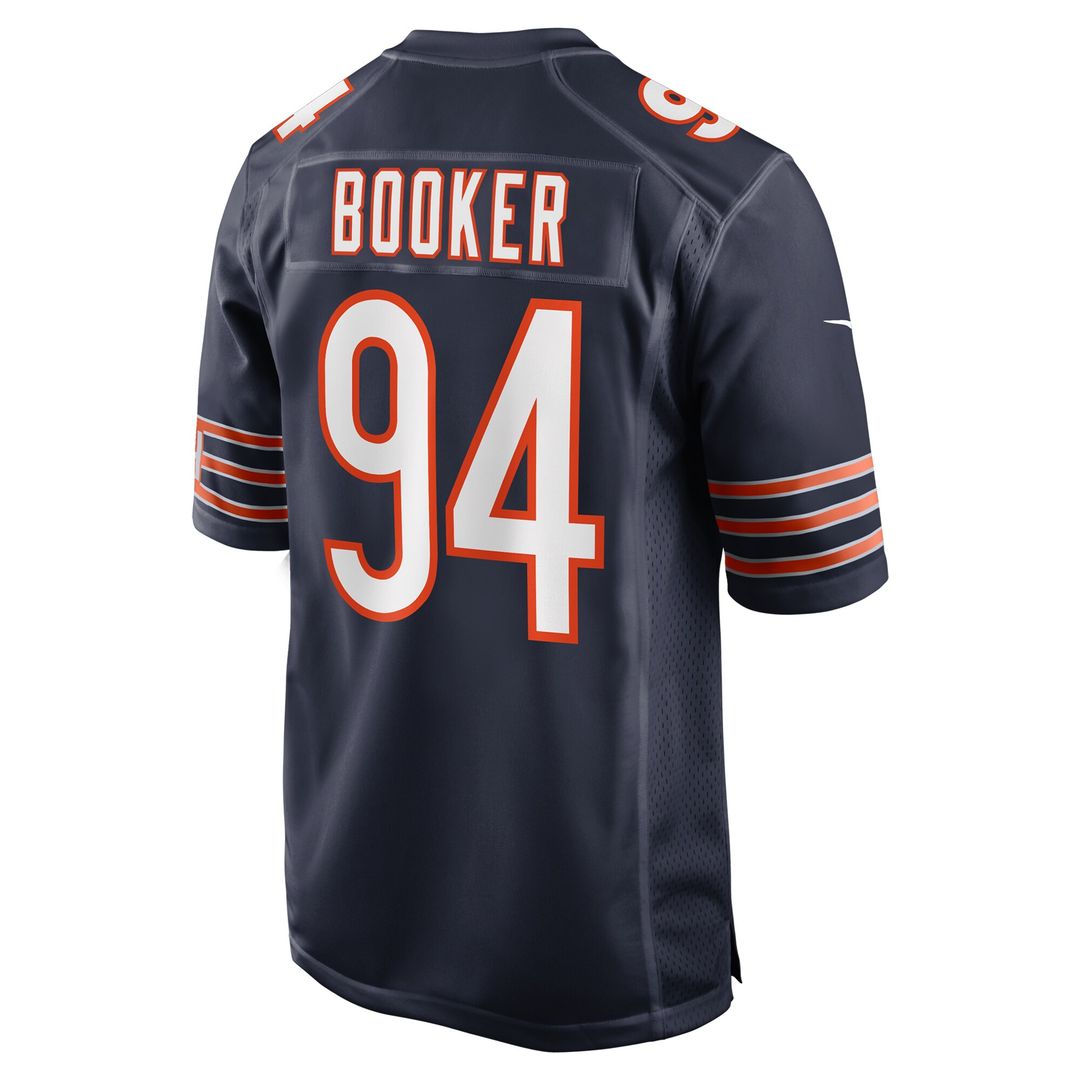 Austin Booker Chicago Bears Game Jersey - Navy