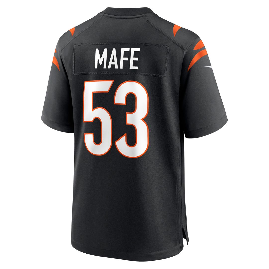 Boye Mafe Cincinnati Bengals Team Game Jersey - Black