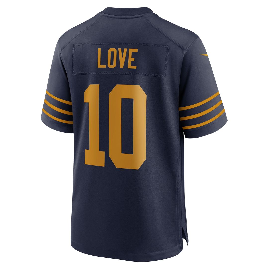 Love Green Bay Packers Player Game Jersey - Green