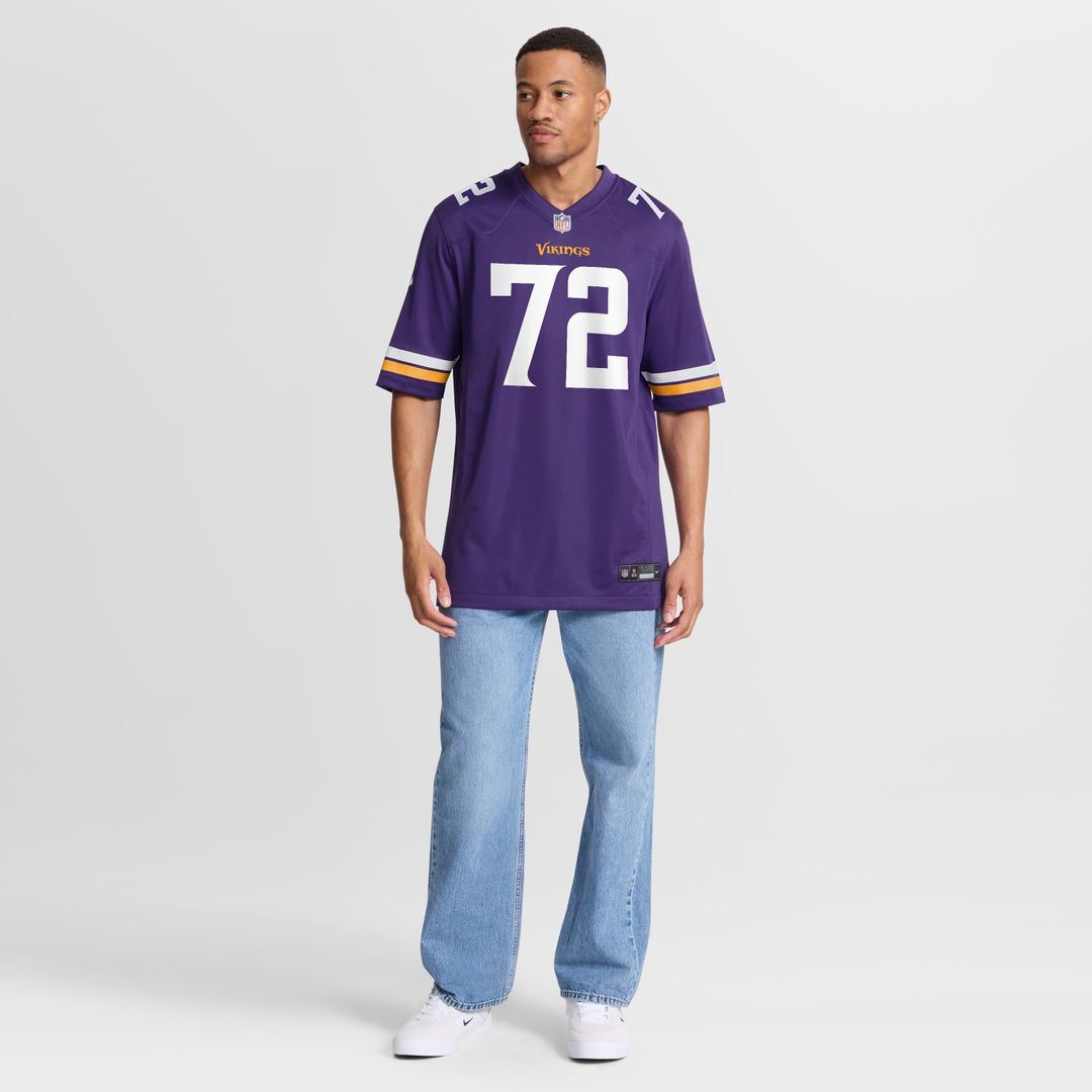 Ryan Van Demark Minnesota Vikings Team Game Jersey - Purple
