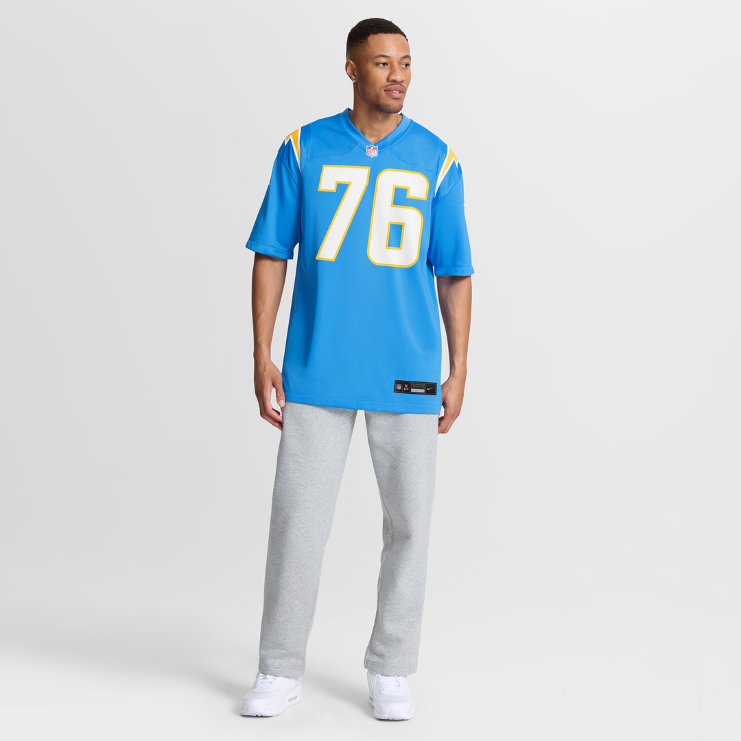 Joe Alt Los Angeles Chargers Player Game Jersey - Powder Blue