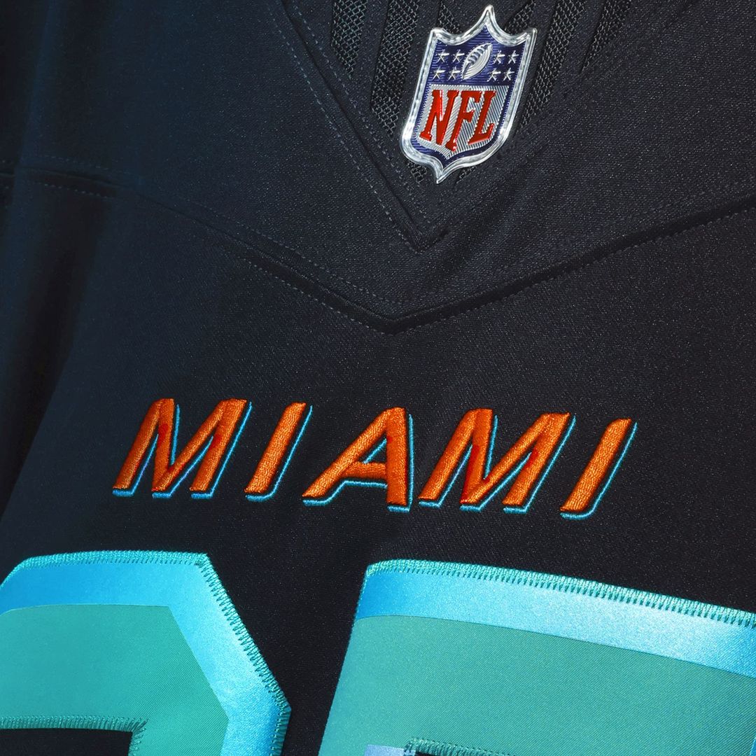 Tua Tagovailoa Miami Dolphins 2025 Rivalries Collection Stitched Limited Jersey - Pitch Blue