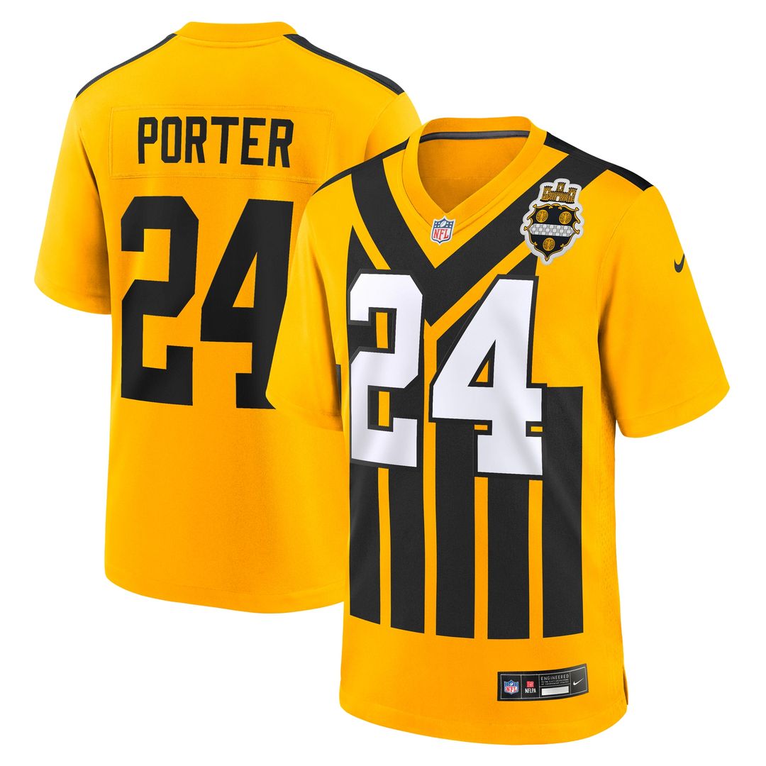 Joey Porter Jr. Pittsburgh Steelers Game Jersey - Black