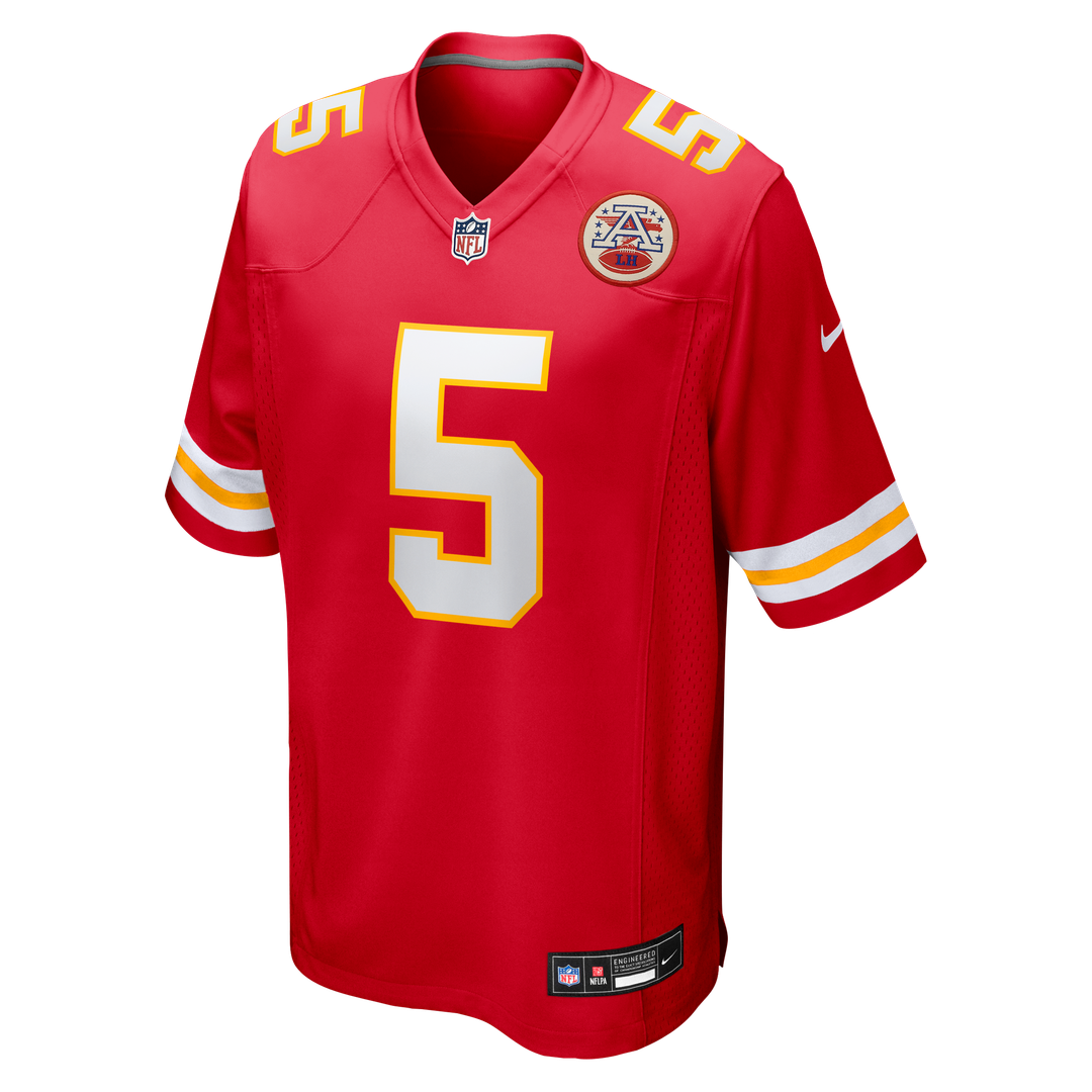 Kansas City Chiefs 2026 NFL Draft First Round Pick No. 6 Team Game Jersey - Red