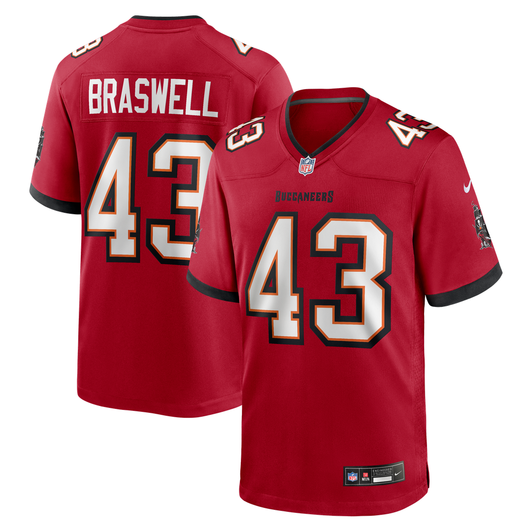 Chris Braswell Tampa Bay Buccaneers Game Jersey - Red