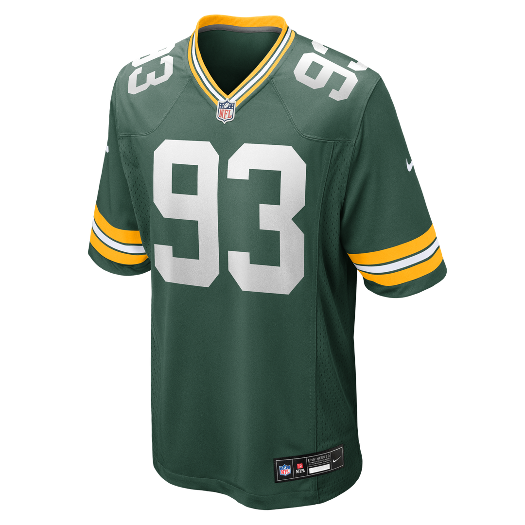 Nazir Stackhouse Green Bay Packers Team Game Jersey - Green