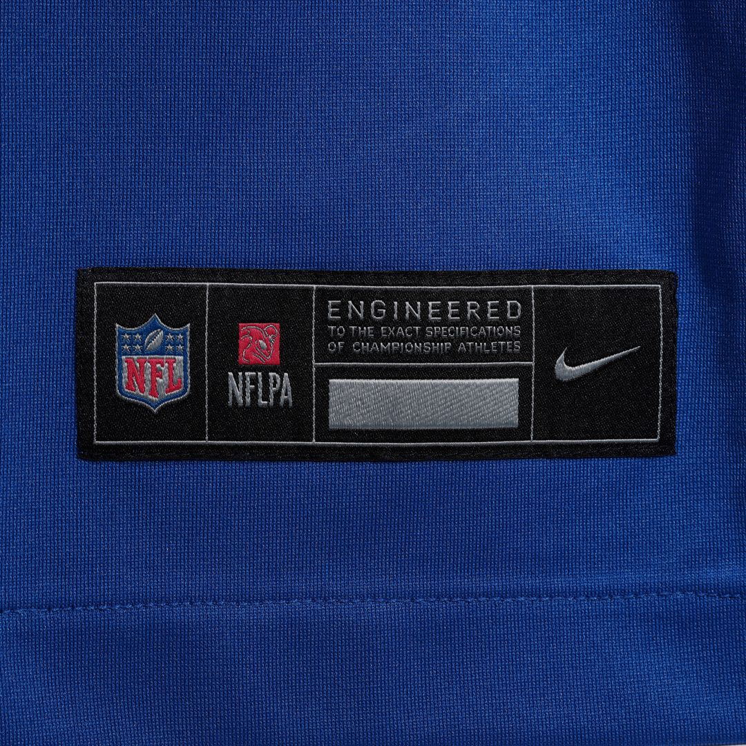 Jaxson Dart New York Giants Team Game Jersey - Royal