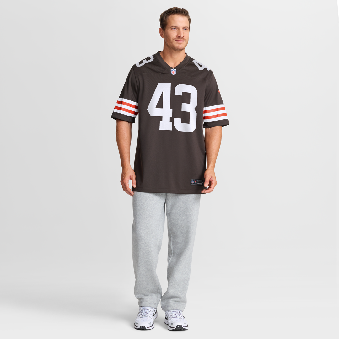 Mohamoud Diabate Cleveland Browns Team Game Jersey - Brown