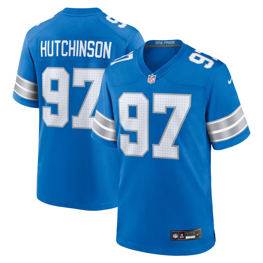 Aidan Hutchinson Detroit Lions Game Jersey - White