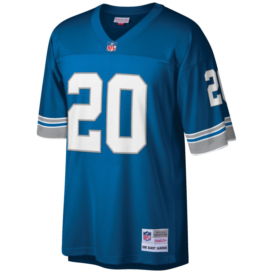Barry Sanders Detroit Lions Big & Tall 1996 Retired Player Replica Jersey - White