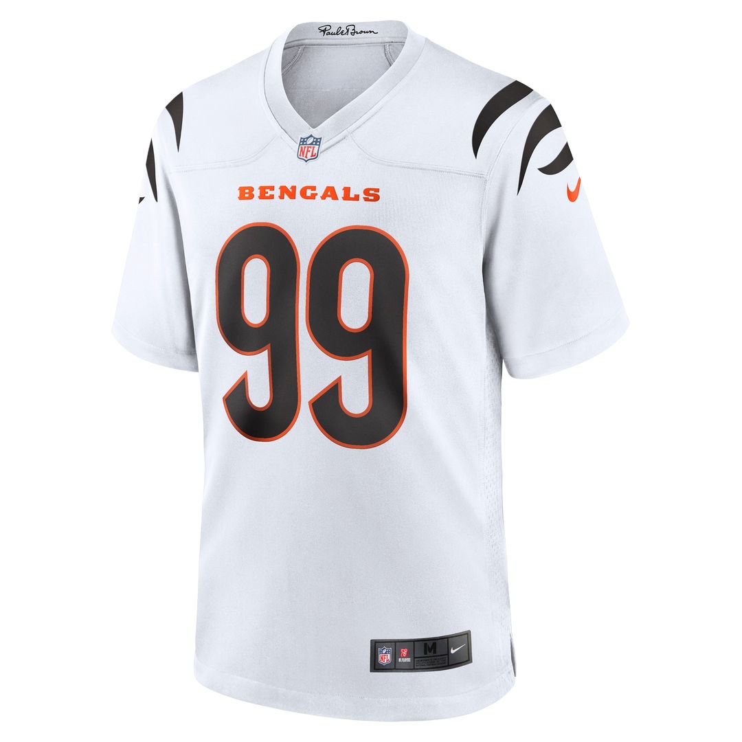 Myles Murphy Cincinnati Bengals Team Game Jersey - White