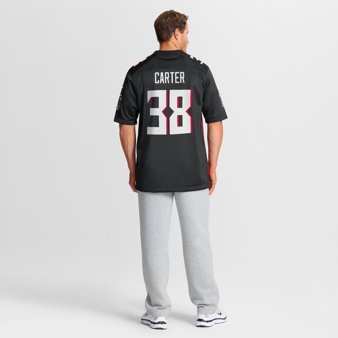 Nathan Carter Atlanta Falcons Team Game Jersey - Black