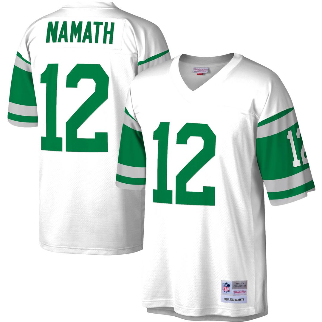 Joe Namath New York Jets Legacy Replica Jersey - Kelly Green