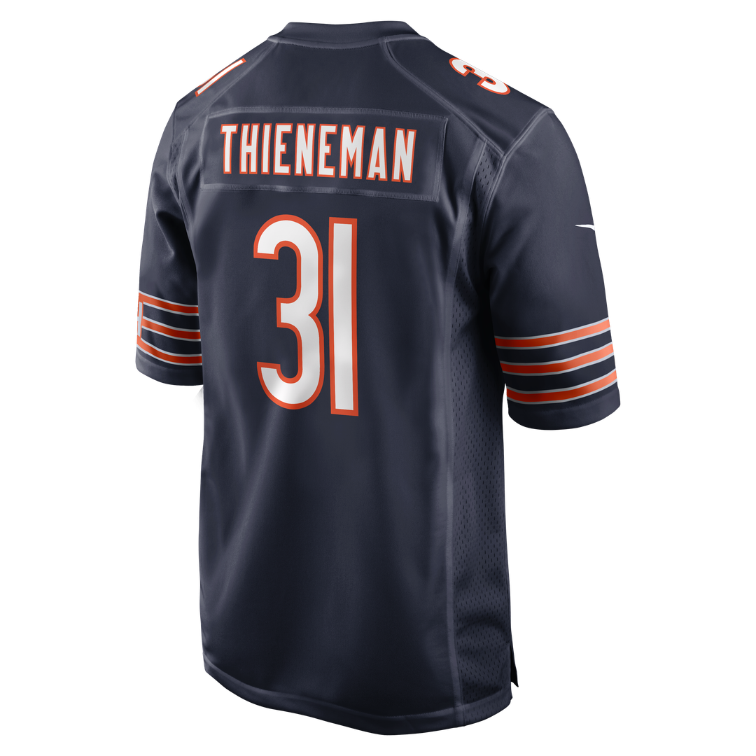 Dillon Thieneman Chicago Bears 2026 NFL Draft First Round Pick No. 25 Team Game Jersey - Navy