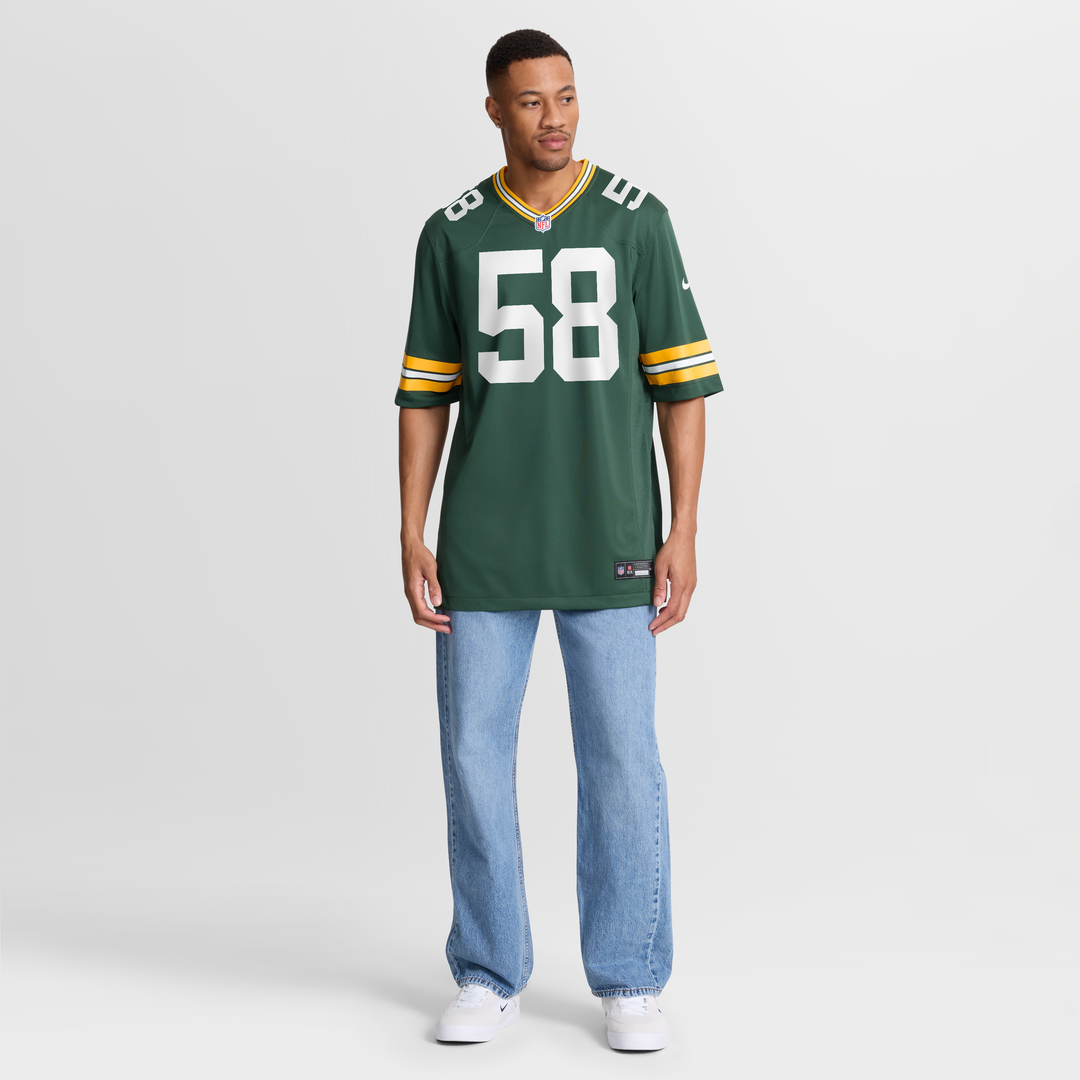 Isaiah McDuffie Green Bay Packers Game Jersey - Green