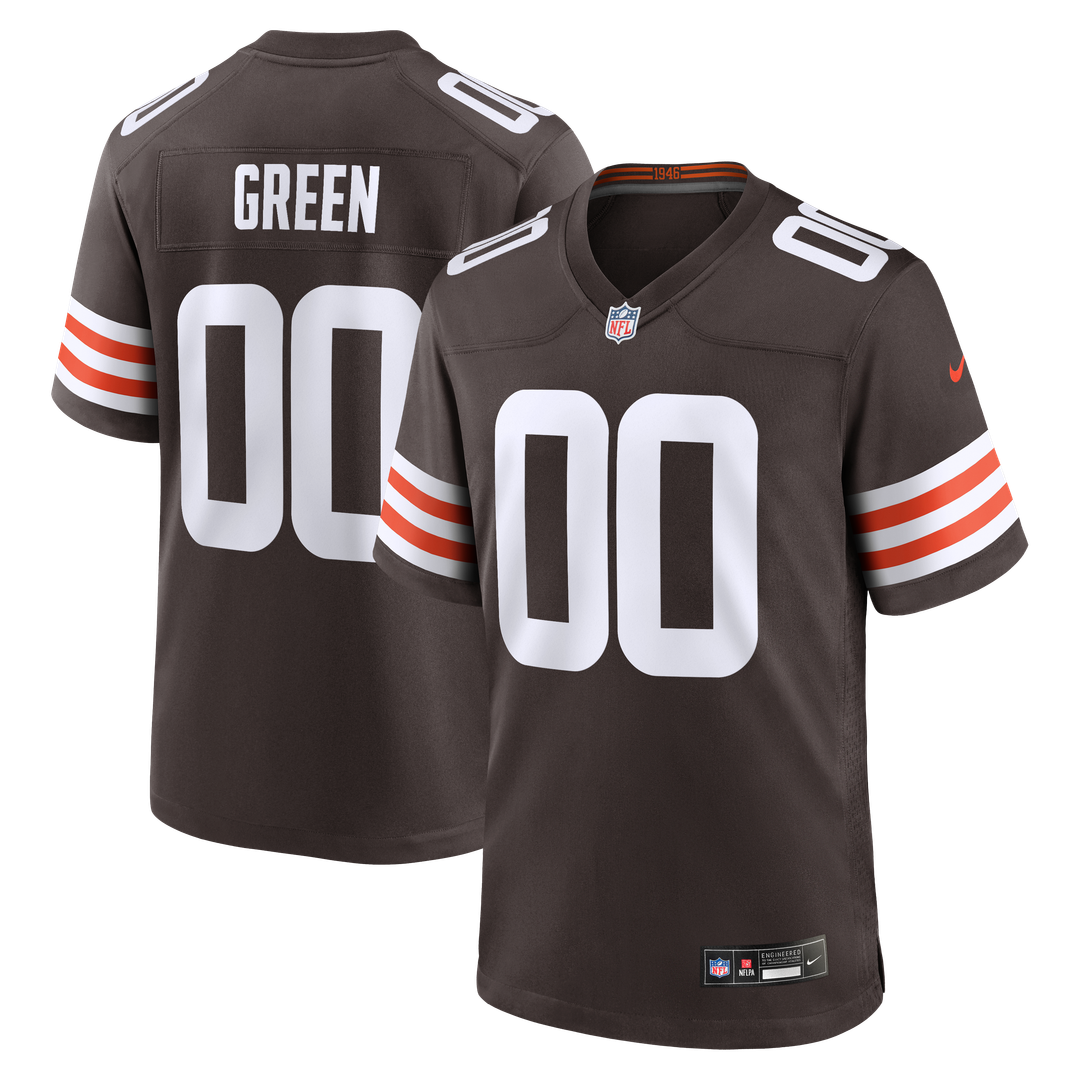 Taylen Green Cleveland Browns Game Jersey - Brown