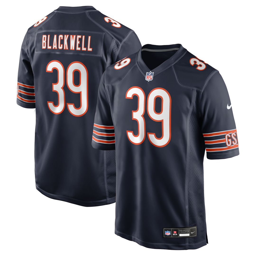 Josh Blackwell Chicago Bears Game Player Jersey - Navy