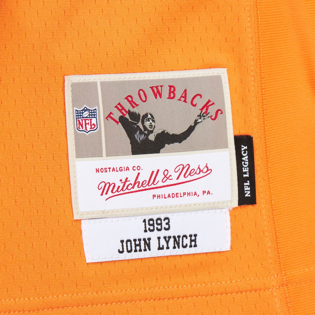 John Lynch Tampa Bay Buccaneers 1993 Legacy Replica Jersey - Orange
