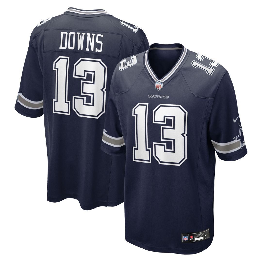 Caleb Downs Dallas Cowboys 2026 NFL Draft First Round Pick No. 11 Team Game Jersey - Navy