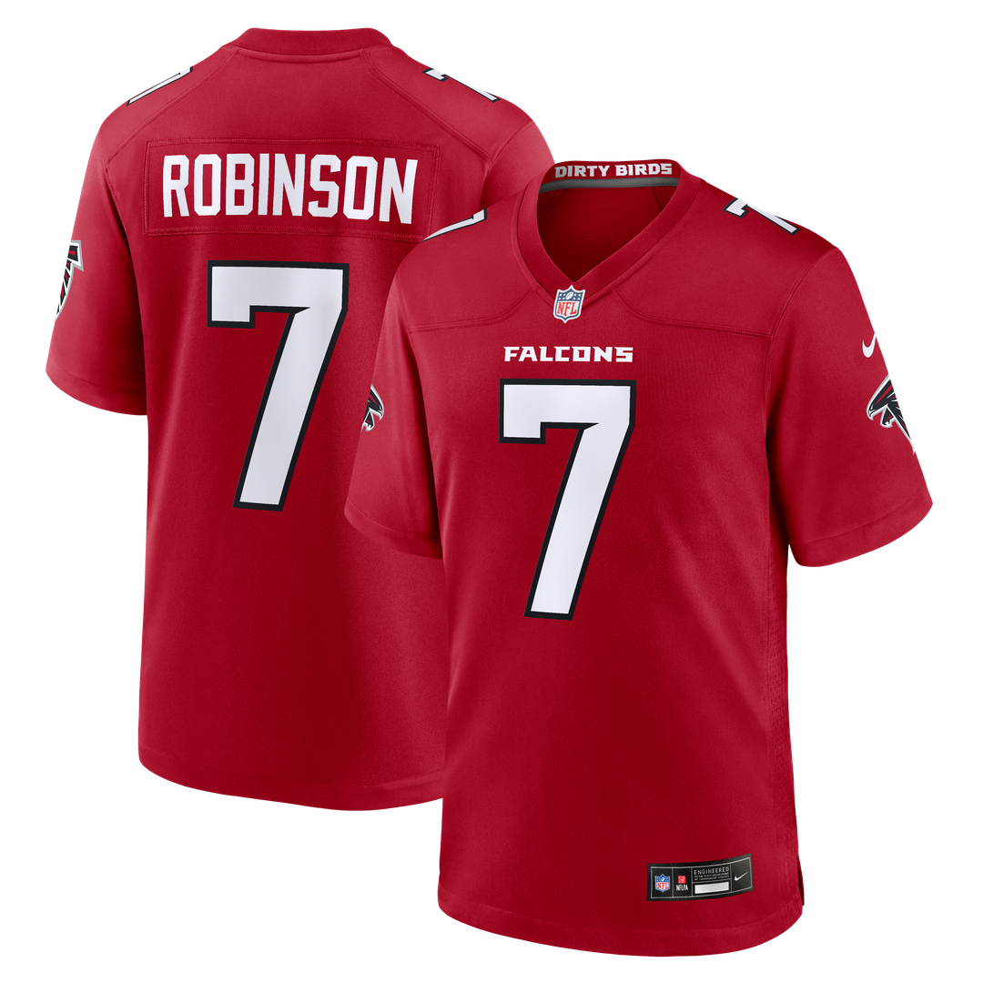 Bijan Robinson Atlanta Falcons Game Jersey - White