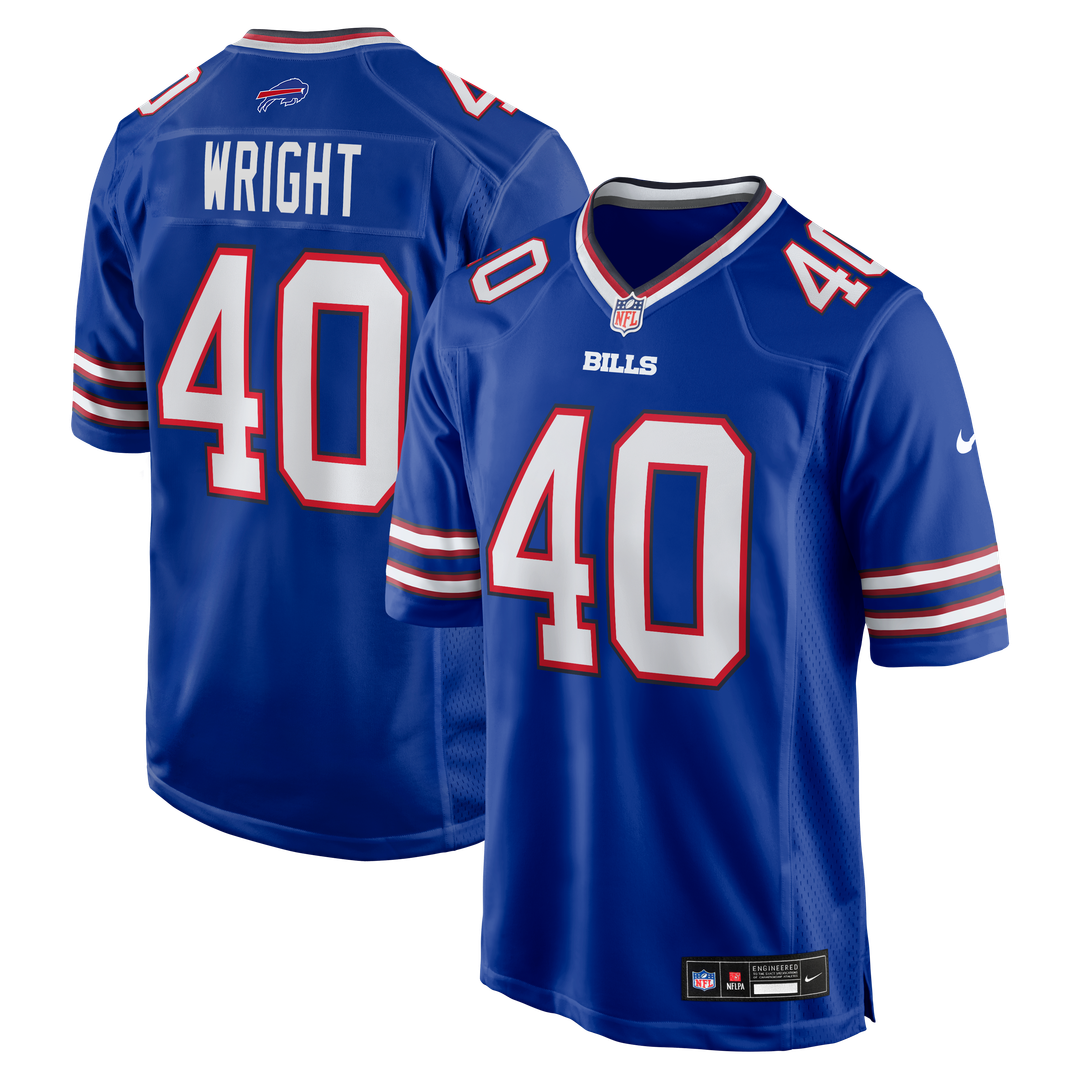 Matthew Wright Buffalo Bills Team Game Jersey - Royal